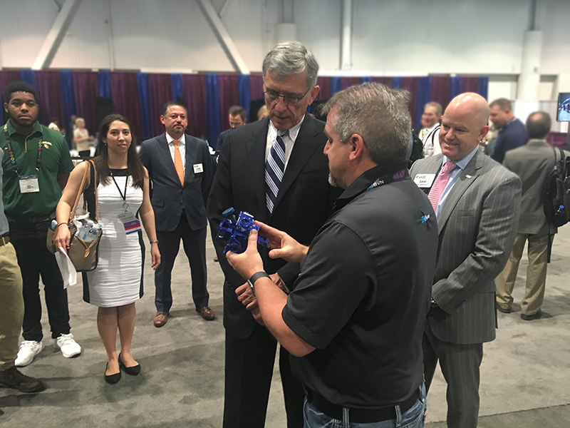 Tom Wheeler at the 360 Hero booth on the show floor