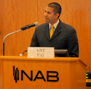 FCC Chairman Ajit Pai addresses the NABA Future of Radio and Audio Symposium.