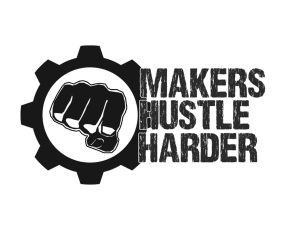 Makers Hustle Harder logo