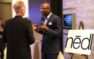 Ayinde pitches nēdl at the 2017 Innovation Challenge