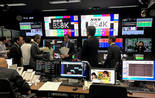 NHK Super Hi Vision 8K Control Room