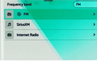 Infotainment screen from a Volkswagen ID.4