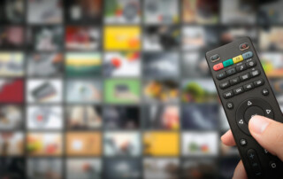 Television streaming video. Media TV on demand